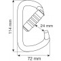 Camp - Mousquetons D Pro 3Lock 52kN